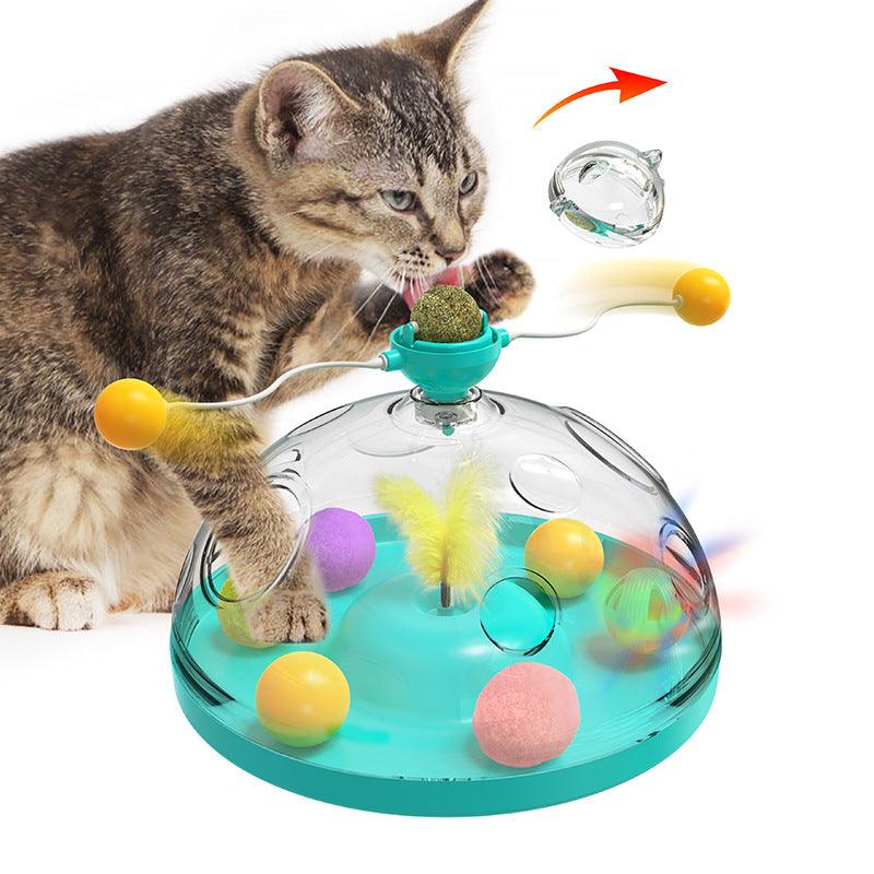 Interactive Cat Toy Set - Multi-Feature Play Extravaganza