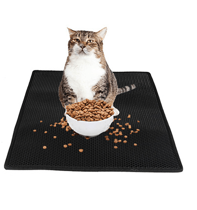 Honeycomb Cat Litter Trapper: The Ultimate Solution For Clean And Tidy Floors!