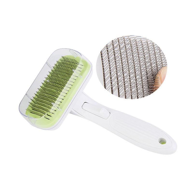 Automatic Pet Hair Brush - Self-Cleaning Grooming Tool