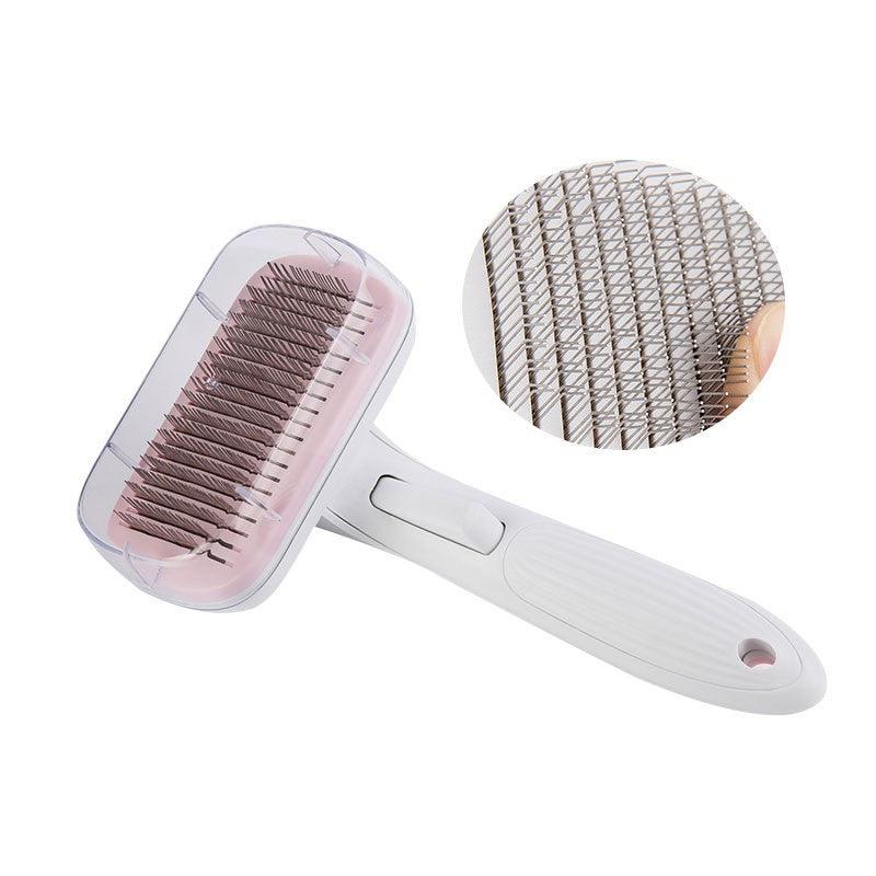 Automatic Pet Hair Brush - Self-Cleaning Grooming Tool
