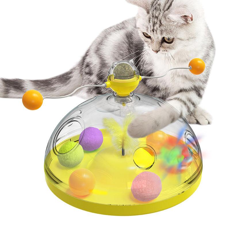 Interactive Cat Toy Set - Multi-Feature Play Extravaganza