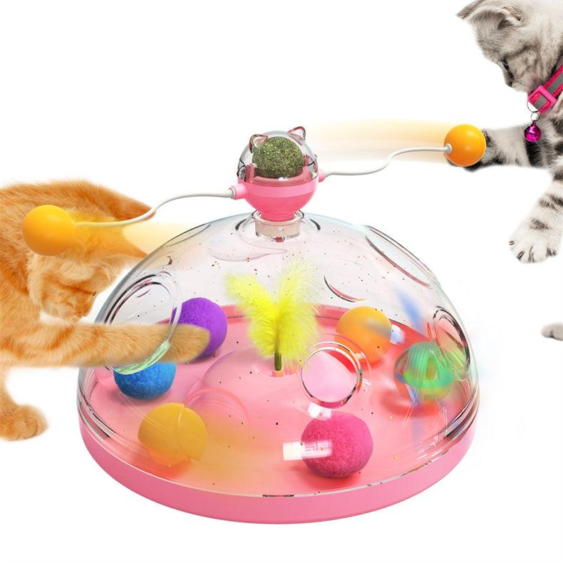 Interactive Cat Toy Set - Multi-Feature Play Extravaganza