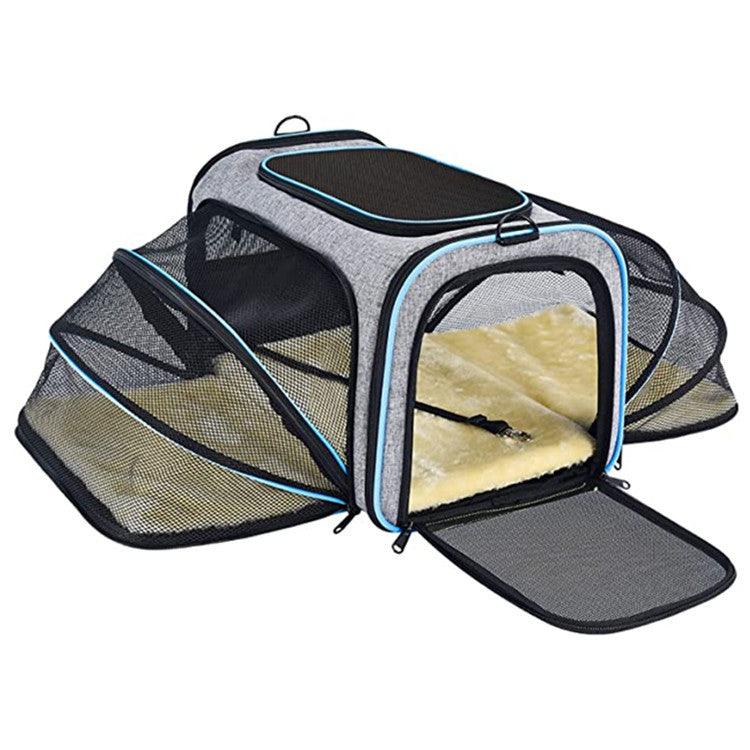 Expandable Cat Carrier - Reflective & Safe for Travel