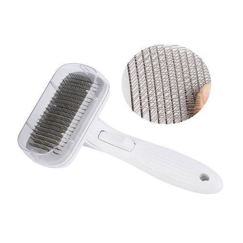 Automatic Pet Hair Brush - Self-Cleaning Grooming Tool