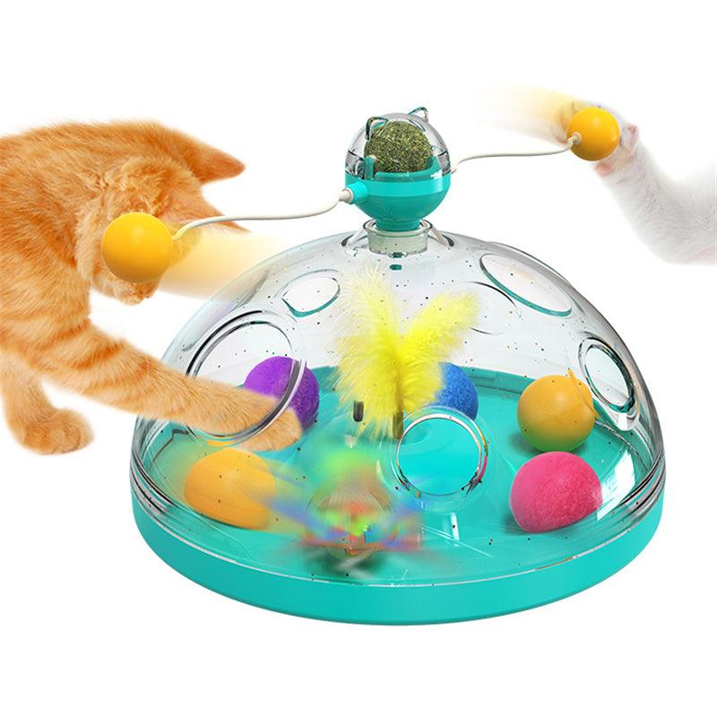 Interactive Cat Toy Set - Multi-Feature Play Extravaganza