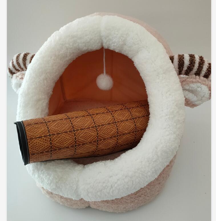 Cozy Cat Winter Bed - Warm Hideaway Kennel