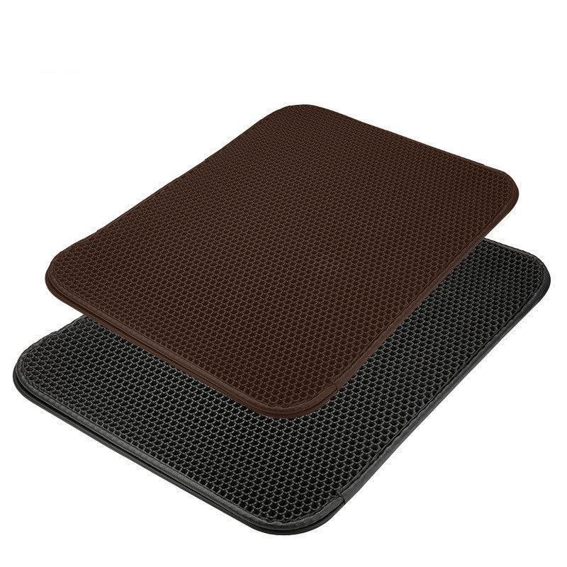 Double Layer Splashguard Cat Litter Filter Mat