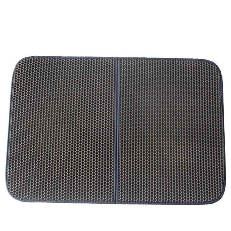 Double Layer Splashguard Cat Litter Filter Mat