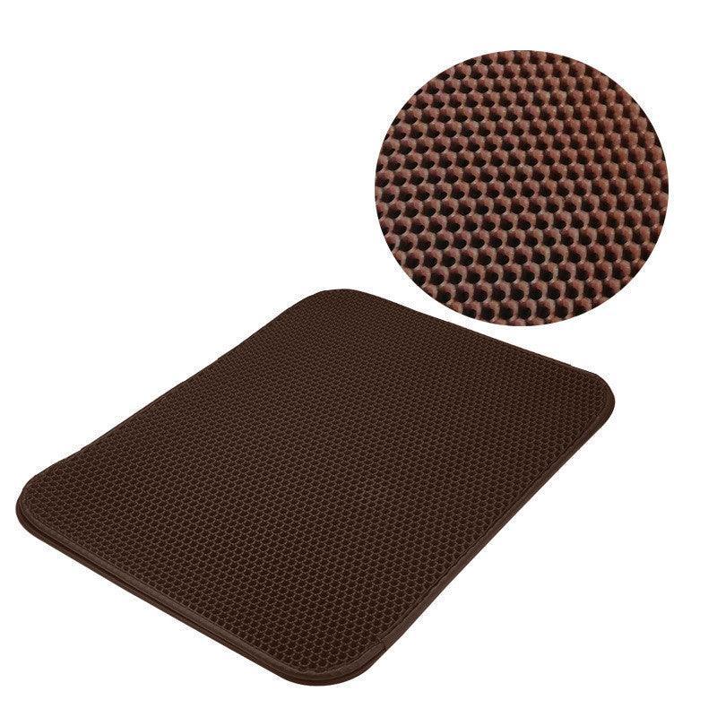 Double Layer Splashguard Cat Litter Filter Mat
